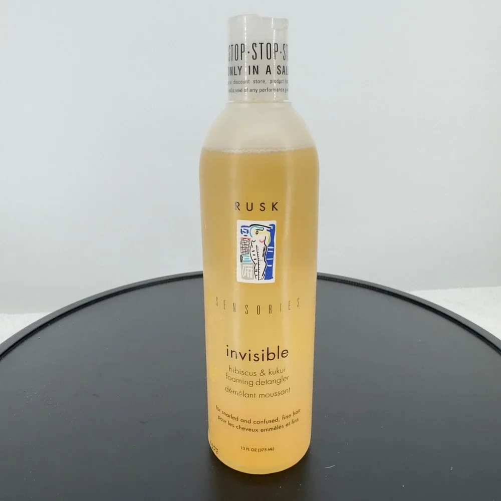Rusk Sensories Invisible Hibiscus & Kukui Foaming Detangler 13 fl oz CFT New